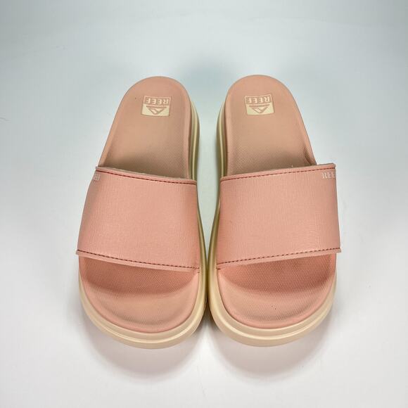 Reef Cushion Bondi Bay Dusty Pink Slide Sandals Casual Comfort Women’s Size 10 - Picture 3 of 10